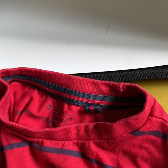 Penguin toddler 2T New red with blue stripes penguin logo on front - Picture 4 of 6